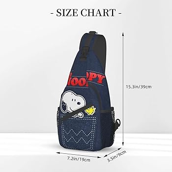 スヌーピー柄 ボディバッグレディース Amazon | [Outfly] ボディーバッグ スヌーピー アニメ 軽量
